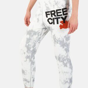 Free City Superbleachout OG Sweatpant in White Storm - Size Medium (Retails $248